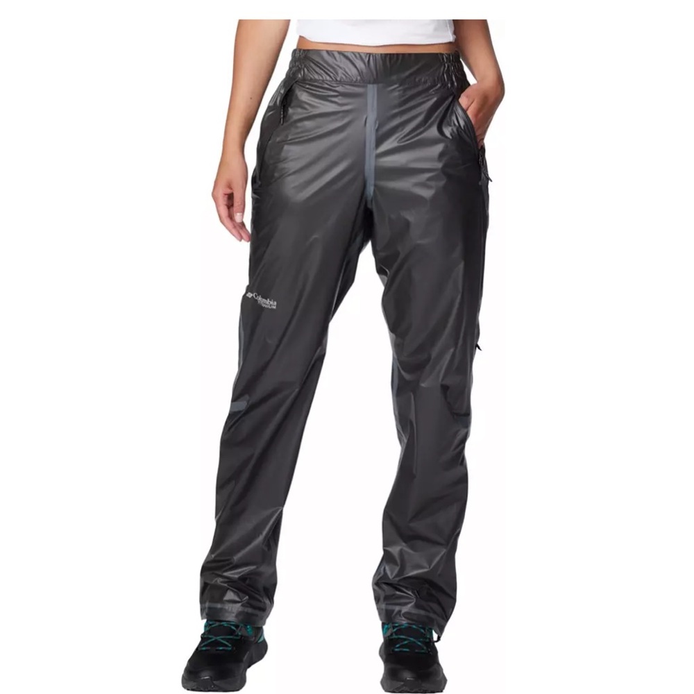 Columbia Titanium Women’s OutDry Extreme Black Wildwood Rain Pants NWT 2X - Picture 1 of 16